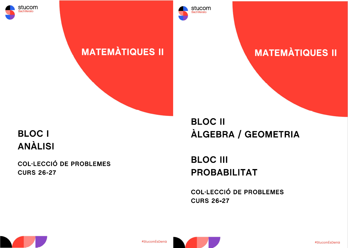 Dossiers de Problemes - Matemàtiques II